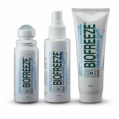 £30.99 • Buy BioFreeze Pain Relief - Cold Therapy GEL, SPRAY, ROLL ON - MULTIBUY OPTIONS