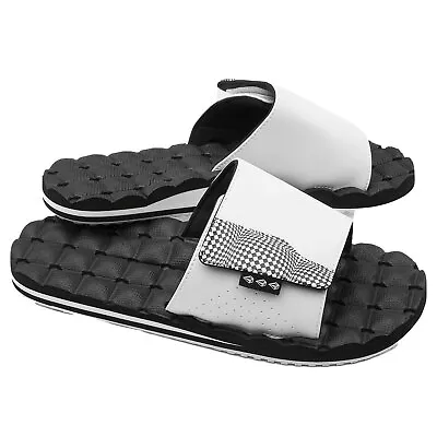 Volcom Men's Recliner Slide White Sandals Clothing Apparel Snowboarding Skate... • $36.74