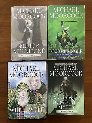 Elric Of Melnibone Saga Press Series 4 Book Hardcover Lot Michael Moorcock First • $95