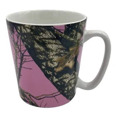 Mossy Oak Pink Camo Coffee Cup Mug Break Up Infinity 16 Ounces Hunting Cabin • $7.99