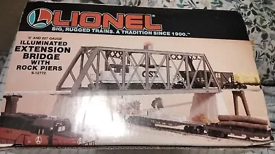 Lionel 6-12772 Truss Bridge Illuminated Extension Bridge With Rock Piers SEALED • $59.97