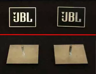 2 New JBL Reproduction Speaker Badges / Logos With Mounting Post • $20.99