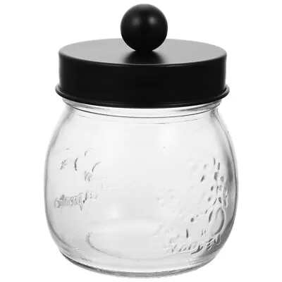  Glass Bottle Home Storage Jar Stainless Steel Container Candy Buffet Containers • £12.49