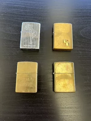 $19 • Buy Vintage Zippo Lighters X 4