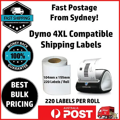 Dymo Compatible SD0904980 Shipping Labels 4XL LabelWriter 104mm X 159mm S0904980 • $14.95