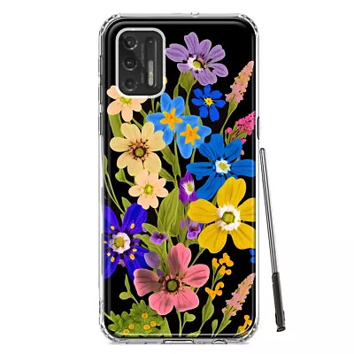 For Motorola Moto G Stylus 2021 Shockproof Case Vintage Spring Wild Flowers • $12.74