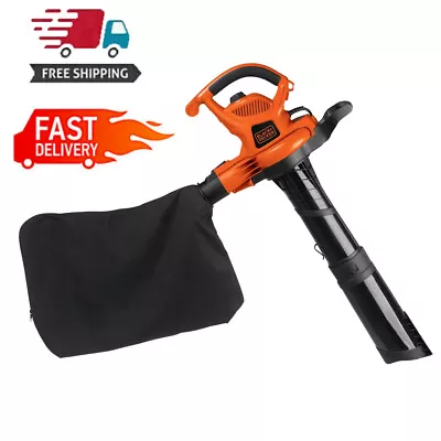 12 Amp High Performance Blower Vacuum Mulcher 2 Speed Selections With Leaf Bag • $120.29