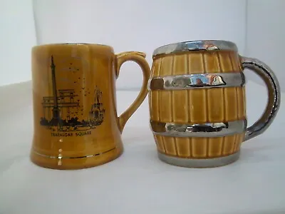 Wade 2 X Half Pint Tankards -honey (refs 29/8) • £2.49