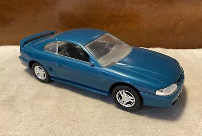 Amt Ertl 1995 Ford Mustang Gt Teal Blue Plastic Promo Model Car • $19.95
