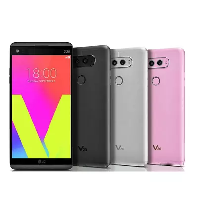 LG V20 H910 (AT&T) H918 (T-Mobile) VS995 (Verizon) 4GB + 64GB 4G LTE Single SIM • $118.64