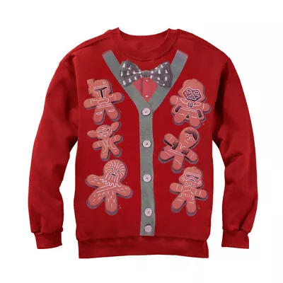 Star Wars Xmas Cookies Cardigan Print Ugly Christmas Sweater • $29.95