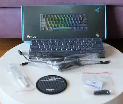 $150 • Buy Durgod HK Venus RGB Mechanical Gaming Keyboard - 60% Layout - Gateron Blue