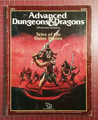 OP1 Tales Of The Outer Planes - Vintage Dungeons & Dragons Manual Of The Planes • $34.99