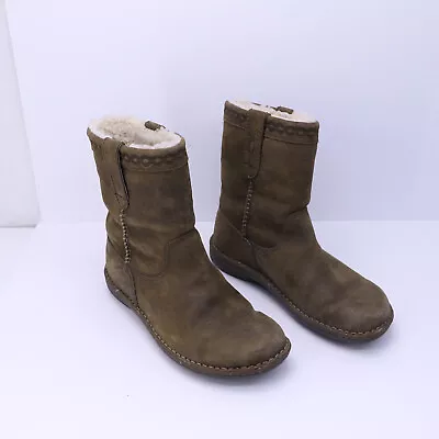 Ugg 1674 Sueded Shearling Lived Size 9 Weathered Distressed Sueded Worn Once • $47.19