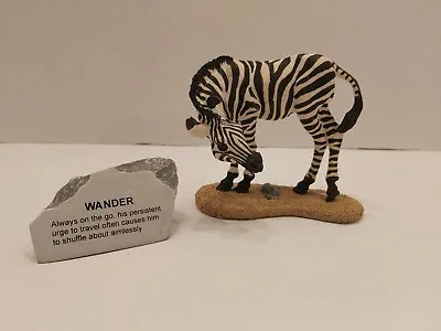 Vtg 1998 The Herd Zebra Collection  Wander  Marty Sculpture Inc. • $108