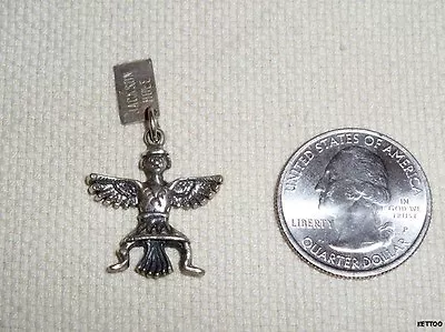 Vintage Sterling Silver Charm JACKSON HOLE WYOMING Thunderbird Travel Souvenir • $19.95