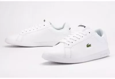 £42.99 • Buy Lacoste Graduate BL1 Trainers 7-37SFA005221G White/White Size UK 3_3.5_4.5_7