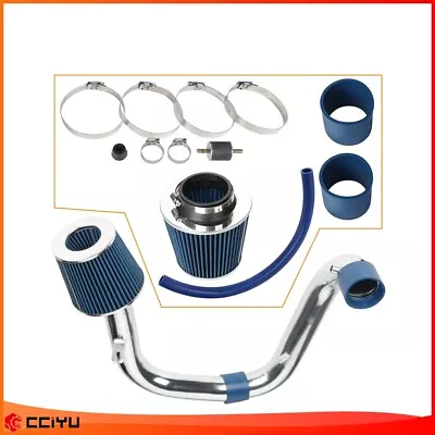 Cold Air Intake System Kit+ Filter For Honda Civic 1.7L 2001-2005 Blue • $51.77