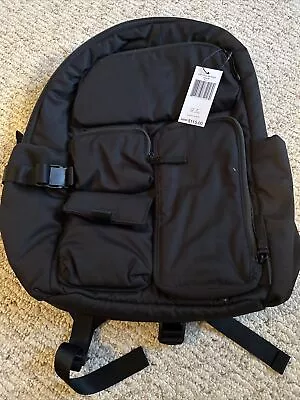 Vera Bradley Utility Large Black Backpack NWTS Recycled Cotton New NWT • $52.25