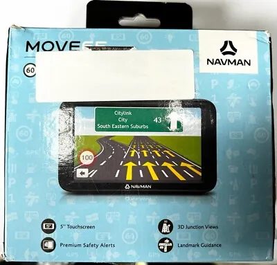 Genuine Navman MOVE-65 N393-500O  GPS Navigation Entry Level GPS | Faulty • $35.99