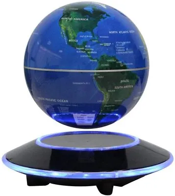 £81.99 • Buy Rotating Magnetic 6  Levitation Floating Globe/World Map, Educational Decoration