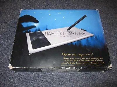 Wacom Bamboo Capture CTH-470 Touch Graphics Tablet W Creative Pen NEW • $39.95