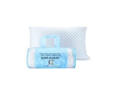 Clara Clark QUEEN Pillow Memory Foam Sleep-A-Head Cooling Bamboo • £24.09