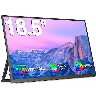 18.5 Inch Portable Monitor 1080P Monitor Large Screen 2*USB C For SAMSUNG DEX  • $109.99