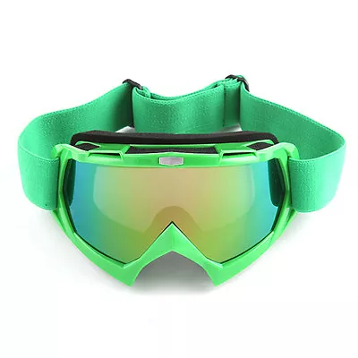 Motocross BMX MX ATV Dirt Bike Goggles Black Blue Green Yellow Orange Pink Red • $13.95