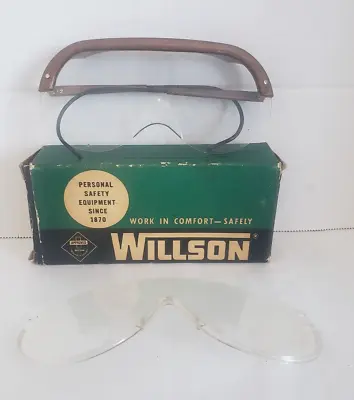 Vintage Willson Plastic Featherspec Folding Safety Glasses Steampunk • $4.99