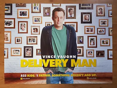 DELIVERY MAN (2013) Original Quad Cinema Poster VINCE VAUGHN • £8