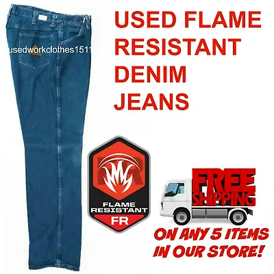 Used Flame Resistant FR Work Jeans Cintas Workrite Etc. Flame Retardant • $32.49