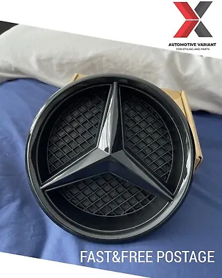 Fits Mercedes Benz Gloss Black Grill Star Base Badge W205 ACBGLE A0008880060 • £39.99