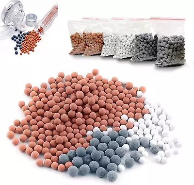 6 Packs Ionic Shower Head Beads Ion Mineral Ball For Stone Shower Head Hard 3 • £14.37