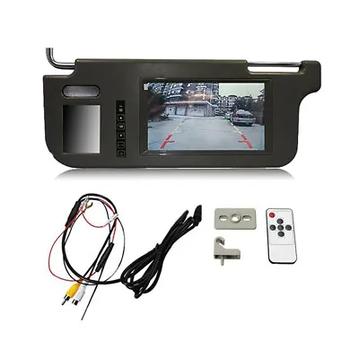 7  Car Sun Visor Rear View Mirror Screen Lcd Monitor DVD/VCD/GPS/TV SunVisor • $89.92