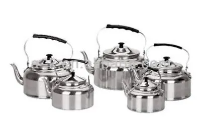 $32.95 • Buy Kettle 1.5-5.5L Water Coffee Tea Pot Aluminium Home Camping BBQ Kitchen Cookware