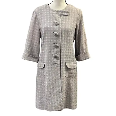 ECI New York Women's Linen Blend Dress Coat Size S • $10