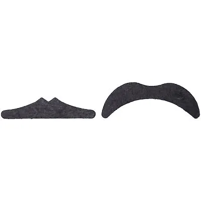 6x Funny False Mustache SelfAdhesive Black Fake Beard For Parties Halloween DTS • £6.58