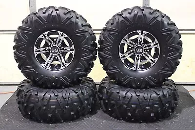 Ranger Xp1000 28  Bighorn 2.0 Radial Atv Tire & Viper M/b Wheel Kit Poll5 • $1249.89