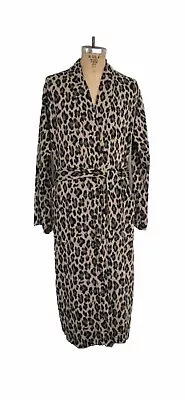 Hotel Exclusive Terry Robe Leopard Print L Xl • $79.50