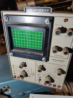 Vintage Heathkit Oscilloscope Model 10-102 • $100