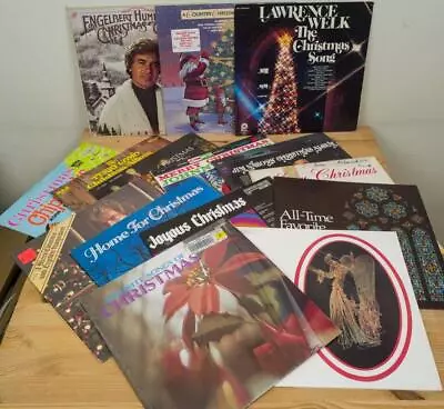 Vintage Lot Of 15 Christmas Record Albums Vinyl LP Hk • $74.99