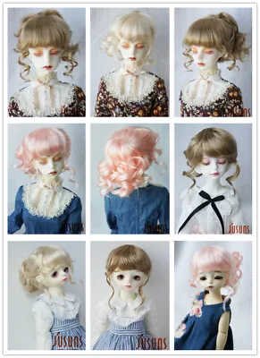 JD261 Top Upstyle BJD Synthetic Mohair Wig For Tiny OB11 YOSD MSD SD Doll Hair • $23.79