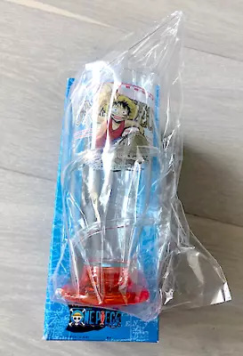 One Piece Monkey D. Luffy Straw Glass Juice Soft Drink Cup 220ml New • $11.56