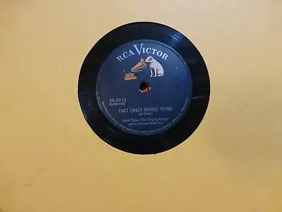 Hank Snow And Ranch Boys That Crazy Mambo Thing Mislabeled & The Next V  Vg+  78 • $11