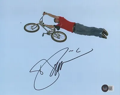 THE CHALLENGE TJ Lavin X GAMES Autographed Signed PRO BMX 8x10 Photo Beckett BAS • $55