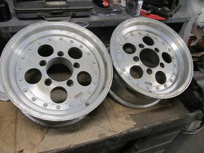 $249.99 • Buy PAIR VINTAGE 15 X 7  CENTERLINE CHAMP 500 STYLE 5 On 5.5  4x4 FORD VAN JEEP RIMS