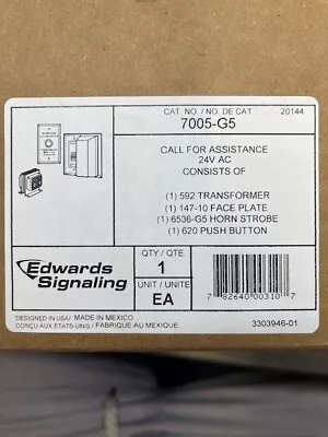 EDWARDS SIGNALING 7005-G5 Hotel Room Annunciator Kit • $150