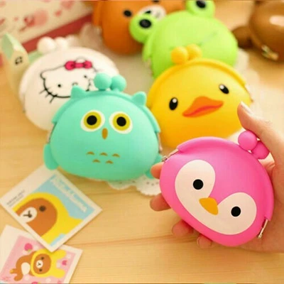 £4.99 • Buy Cute Nice Colourful Silicone/rubber Coin Bag / Mini Wallet /purse 