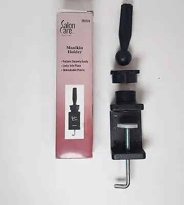 Salon Care Professional Mannequin Clamp Hair Manikin Holder 292524  In Box • $15.99